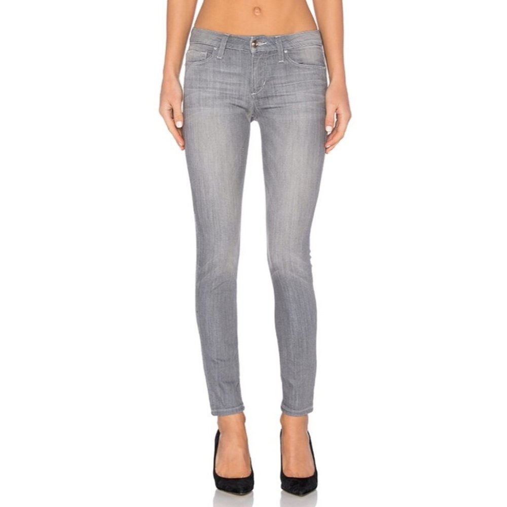 Joes Jeans Women's Skinny Straight leg Jeans Vixen Sassy Light Grey Denim